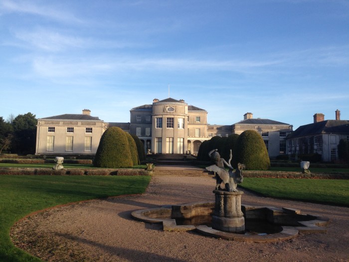 The back of Shugborough Castle in Stafford.